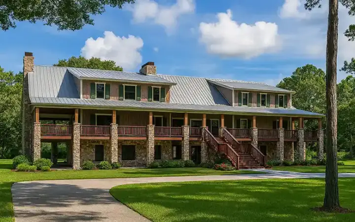 Country house plans 12-1373 - front exterior, 7,998 sq ft, 11 bed, 11 bath house plans | Monster House Plans