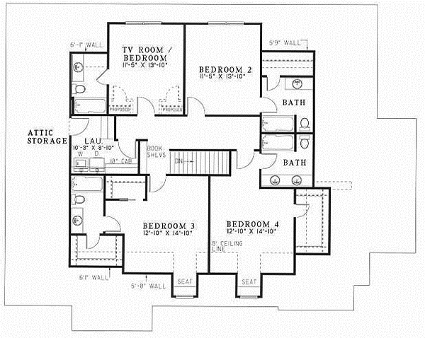 Upper/Second Floor Plan: 12-139