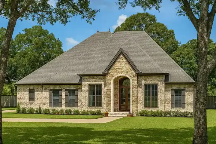 European house plans 12-1393 - front exterior, 2,993 sq ft, 4 bed, 4 bath house plans | Monster House Plans