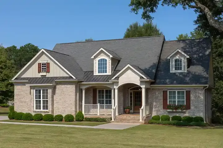 Country house plans 12-1437 - front exterior, 2,530 sq ft, 4 bed, 3 bath house plans | Monster House Plans