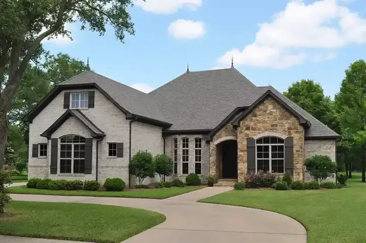 French Country house plans 12-1441 - front exterior, 2,275 sq ft, 3 bed, 2 bath house plans | Monster House Plans