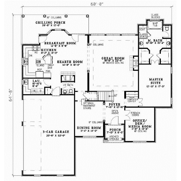 Main Floor Plan: 12-145
