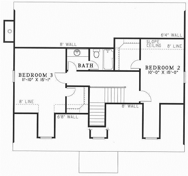 Upper/Second Floor Plan: 12-146