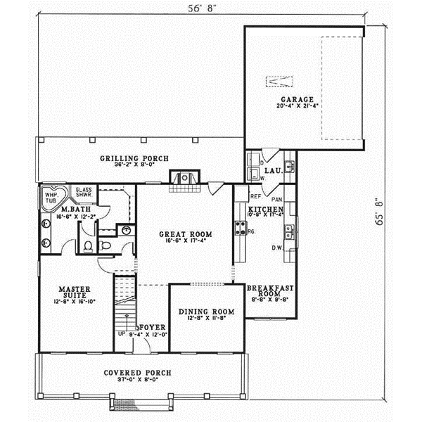 Main Floor Plan: 12-147