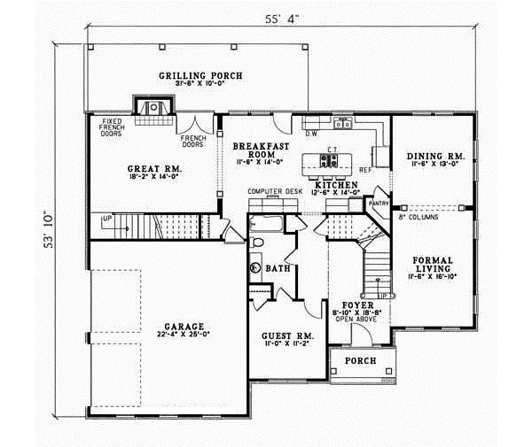 Main Floor Plan: 12-148