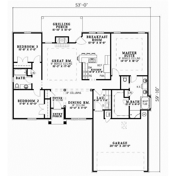 Main Floor Plan: 12-149
