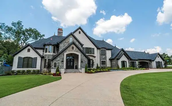 European house plans 12-1493 - front exterior, 7,519 sq ft, 5 bed, 6 bath house plans | Monster House Plans