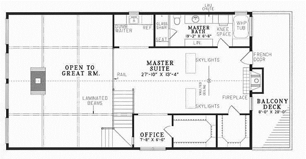 Upper/Second Floor Plan: 12-154