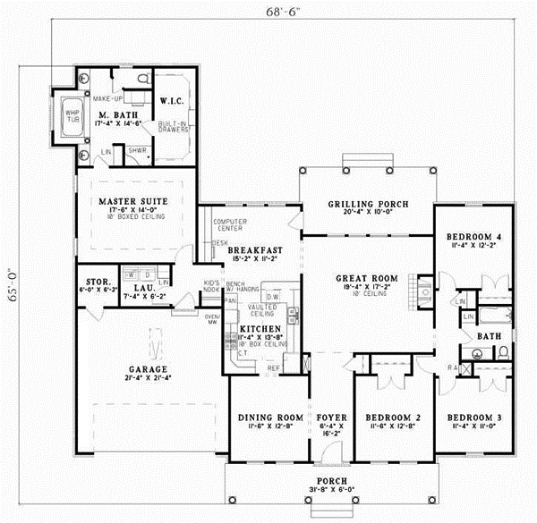 Main Floor Plan: 12-155
