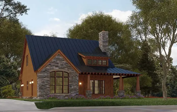 Country house plans 12-1560 - front exterior, 2,006 sq ft, 3 bed, 2 bath house plans | Monster House Plans