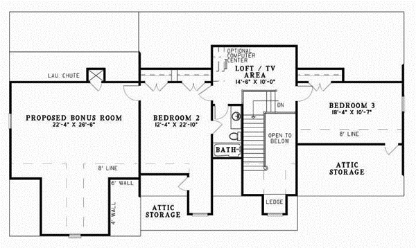 Upper/Second Floor Plan: 12-159