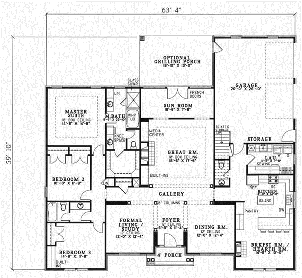 Main Floor Plan: 12-160