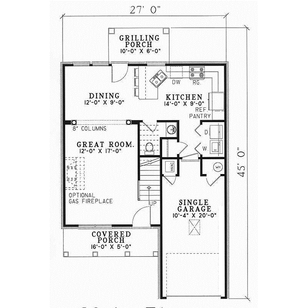 Main Floor Plan: 12-162