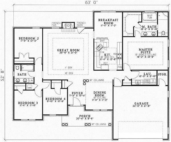Main Floor Plan: 12-168