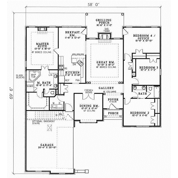 Main Floor Plan: 12-169