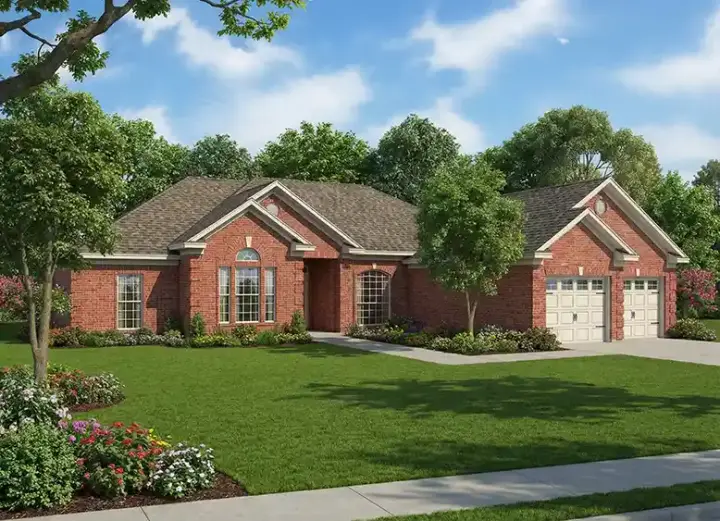 Southern house plans 12-170 - front exterior, 2,439 sq ft, 4 bed, 3 bath house plans | Monster House Plans