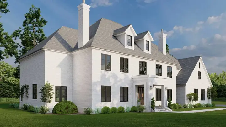 Southern house plans 12-1700 - front exterior, 4,823 sq ft, 4 bed, 4 bath house plans | Monster House Plans