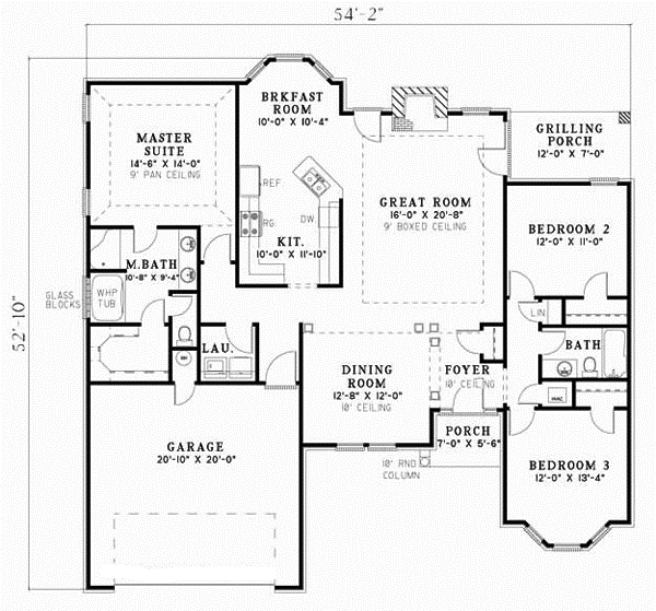Main Floor Plan: 12-172