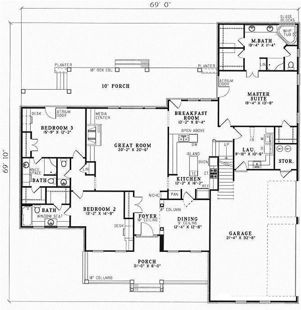 Main Floor Plan: 12-174