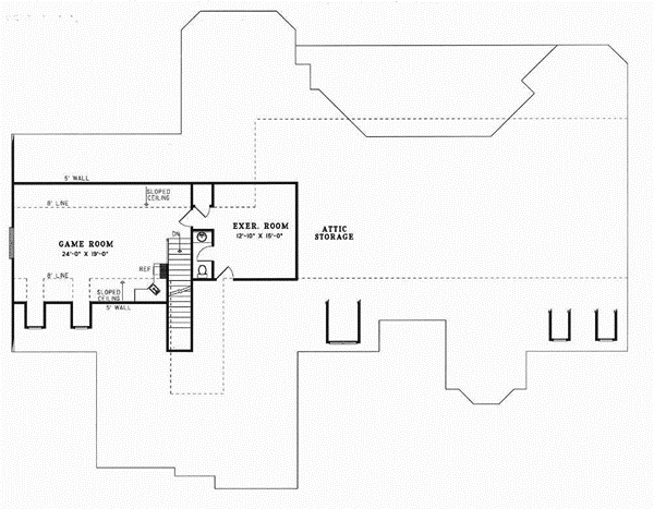 Upper/Second Floor Plan: 12-176