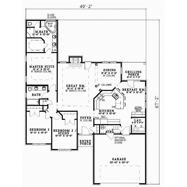 Main Floor Plan: 12-179