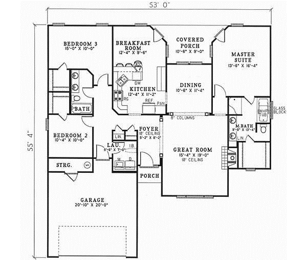 Main Floor Plan: 12-180