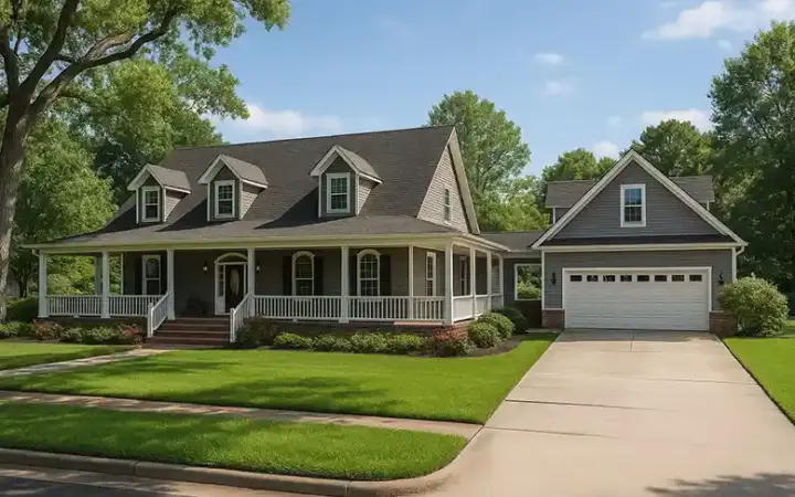 Country house plans 12-1819 - front exterior, 2,889 sq ft, 5 bed, 4 bath house plans | Monster House Plans