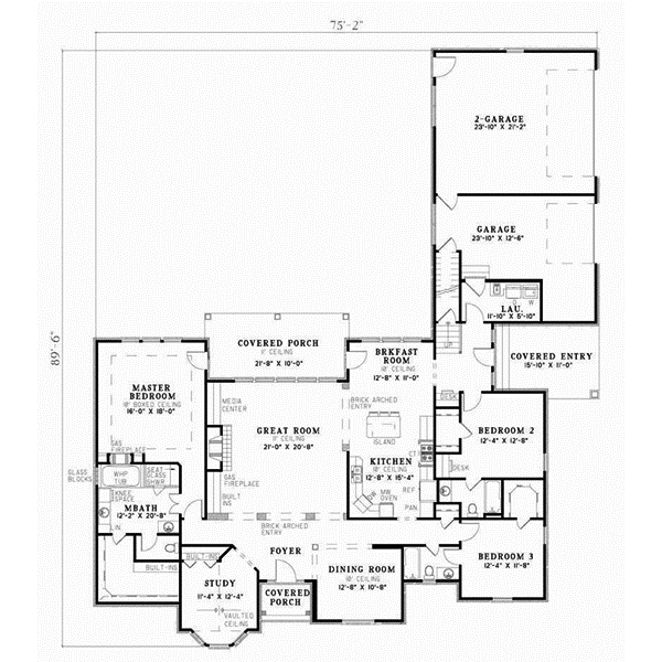 Main Floor Plan: 12-182