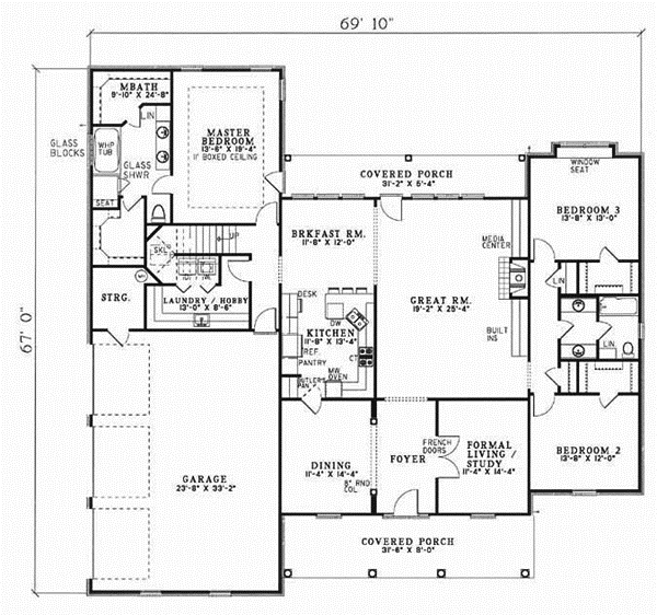 Main Floor Plan: 12-183