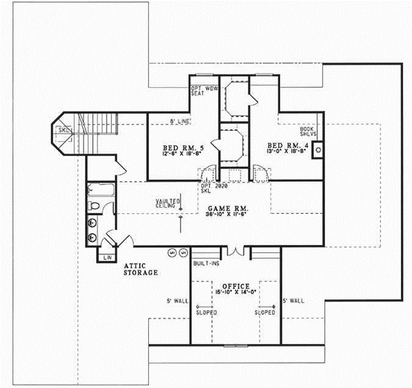 Upper/Second Floor Plan: 12-183