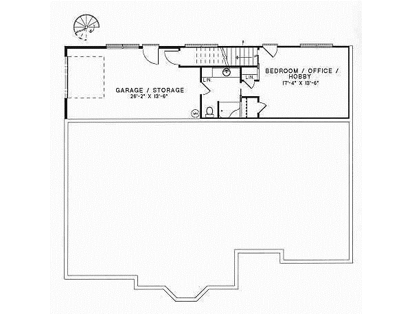 Lower Floor Plan: 12-184