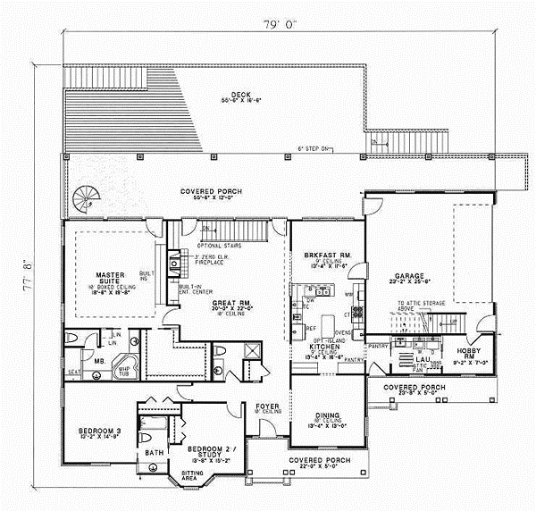 Main Floor Plan: 12-184
