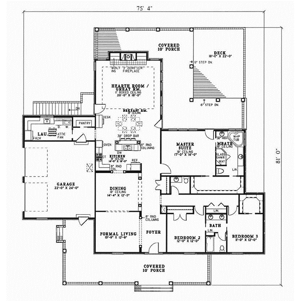 Main Floor Plan: 12-185