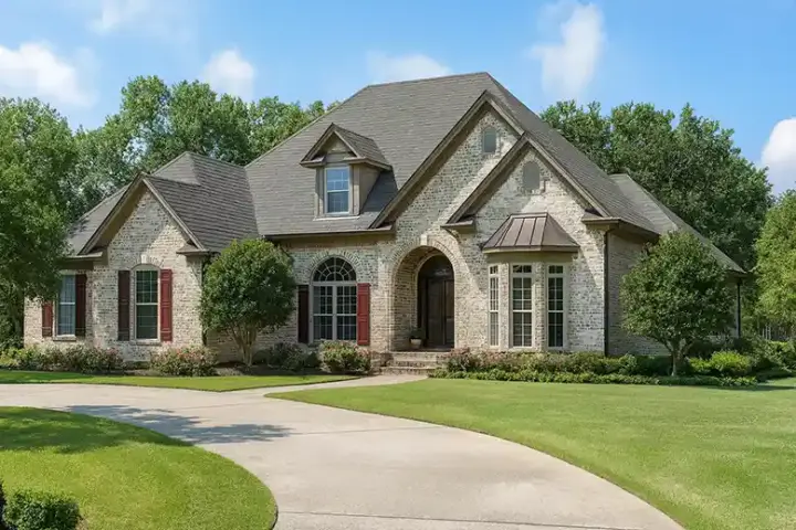 European house plans 12-1859 - front exterior, 2,494 sq ft, 3 bed, 2 bath house plans | Monster House Plans
