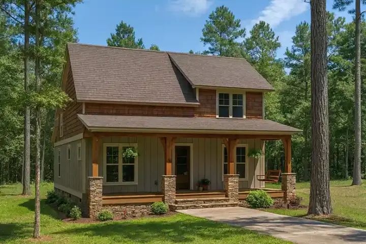 Country house plans 12-1864 - front exterior, 1,764 sq ft, 3 bed, 2 bath house plans | Monster House Plans