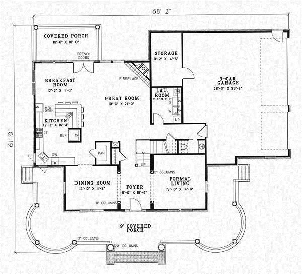 Main Floor Plan: 12-187