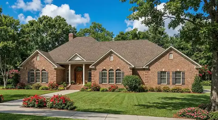 Traditional house plans 12-1905 - front exterior, 2,947 sq ft, 4 bed, 3 bath house plans | Monster House Plans