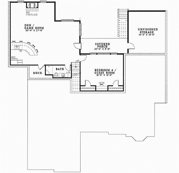 Lower Floor Plan: 12-191