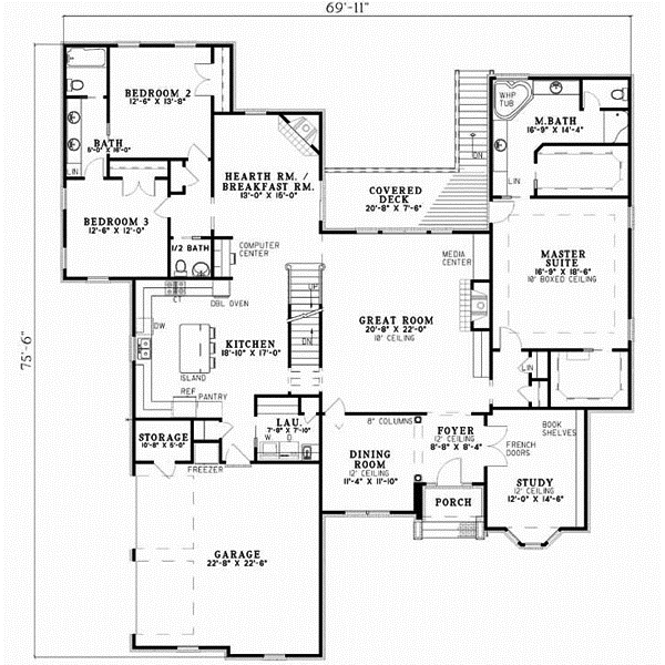 Main Floor Plan: 12-191