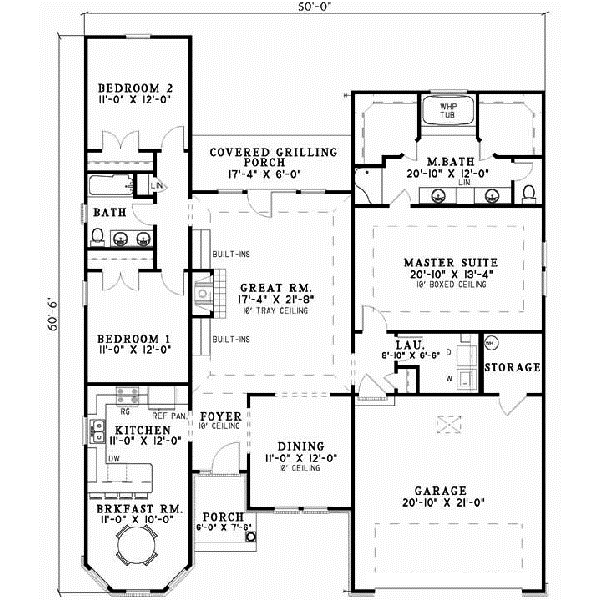 Main Floor Plan: 12-193
