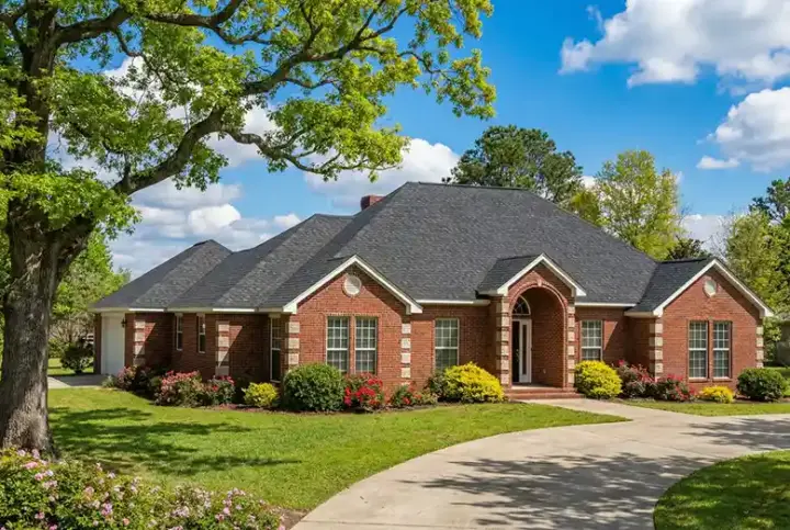 European house plans 12-195 - front exterior, 3,139 sq ft, 4 bed, 2 bath house plans | Monster House Plans