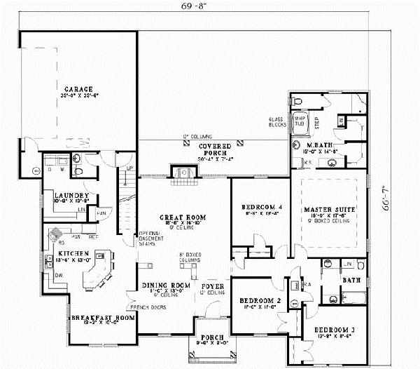 Main Floor Plan: 12-195