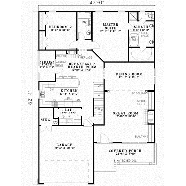 Main Floor Plan: 12-196