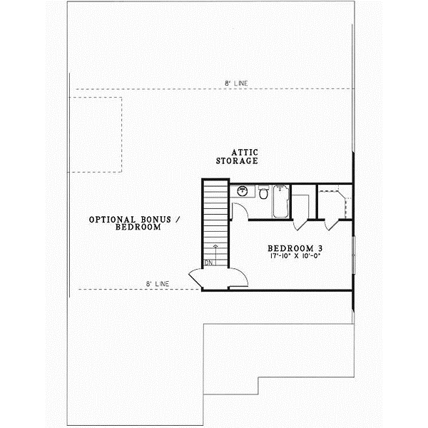 Upper/Second Floor Plan: 12-196