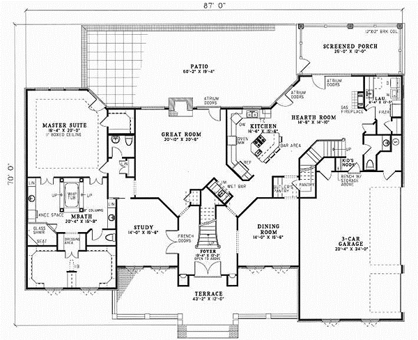 Main Floor Plan: 12-197