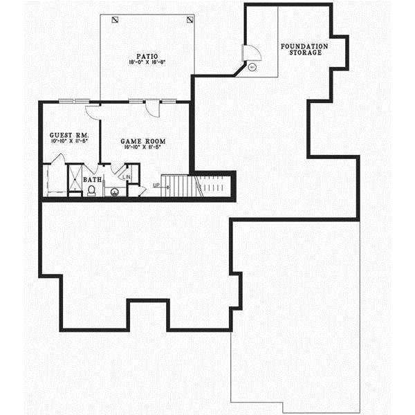Lower Floor Plan: 12-200