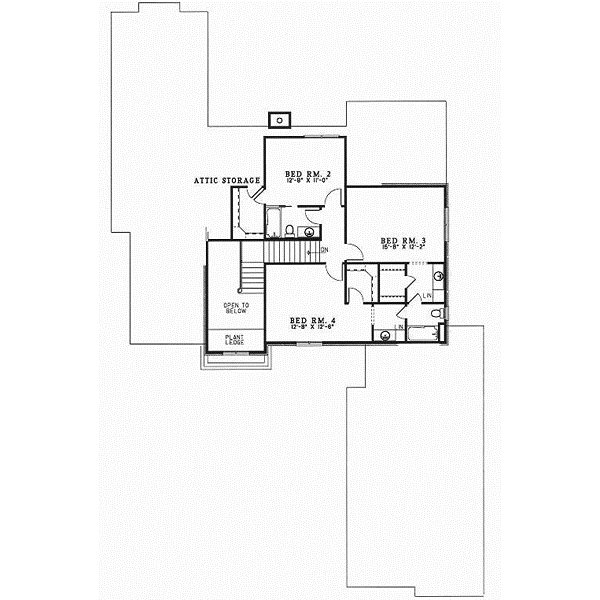 Upper/Second Floor Plan: 12-201