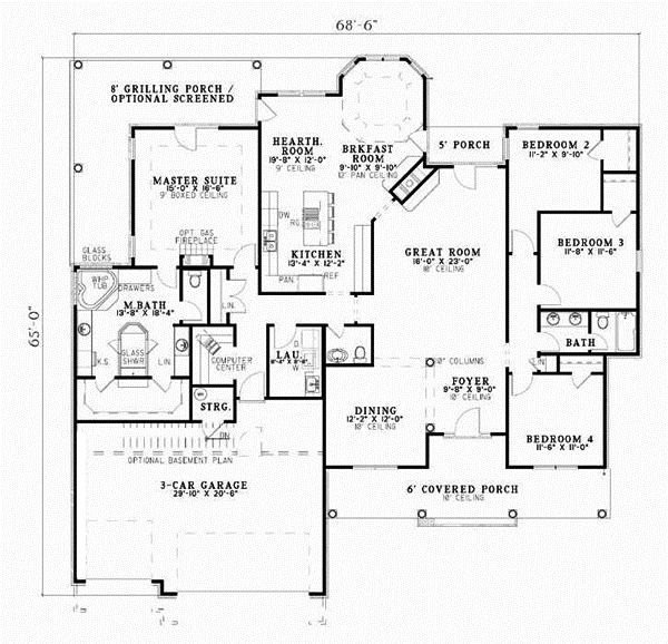 Main Floor Plan: 12-203