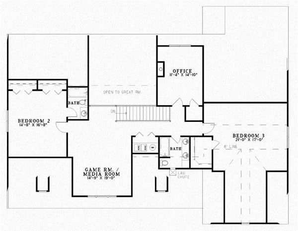 Upper/Second Floor Plan: 12-205