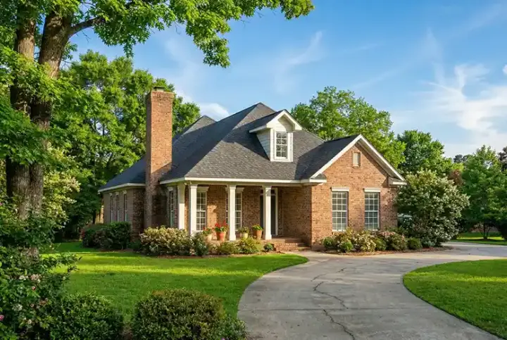 Southern house plans 12-206 - front exterior, 1,660 sq ft, 3 bed, 2 bath house plans | Monster House Plans